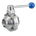 Tipo de borboleta de aço inoxidável Ball Sanitary Valve